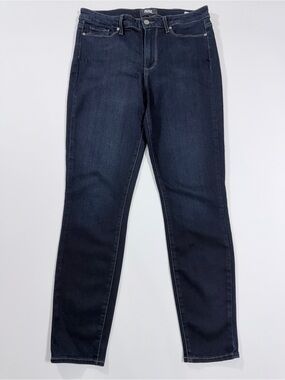 PAIGE Hoxton Ankle High Rise Skinny Dark Indigo Wash Jeans Size 31